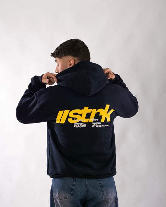 Navy //strk hoodie